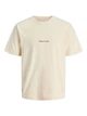 Футболка из хлопка оверсайз Jack & Jones 12282892c69 S бежевая (100014988) - изображение 7