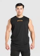Спортивная майка из хлопка Gymshark a5a5ec68 S черная (100014342) - изображение 1