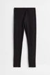 Леггинсы из хлопка H&M 920651001c68 S черные (100014018) - изображение 3