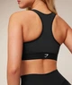 Спортивний топ Gymshark b2a6wc68 XXL чорний (100014236) - зображення 5