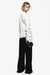 Блуза H&M 1267859001c67 S белая (100013663) - изображение 3