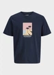 Футболка из хлопка Jack & Jones 12286108c69 XXL темно-синяя (100015047) - изображение 1