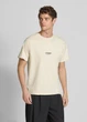 Футболка из хлопка оверсайз Jack & Jones 12278787c69 XL бежевая (100014921) - изображение 1