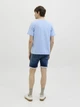 Футболка из хлопка Jack & Jones 12274966c69 XXL голубая (100015054) - изображение 4