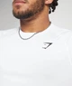 Спортивний лонгслів Gymshark a1a1pc68 L білий (100014329) - зображення 5