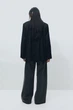 Двубортный пиджак H&M 1208312001c26 XS черный (100013636) - изображение 3