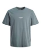 Футболка из хлопка оверсайз Jack & Jones 12278787c69 L синяя (100014912) - изображение 3
