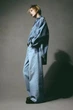 Джинсовая рубашка-куртка оверсайз H&M 12047610001c33 M голубая (100013642) - изображение 2