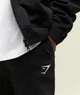 Спортивні штани з бавовни Gymshark a2a4h3c59 XXL чорні (100014215) - зображення 3