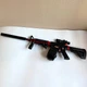 Іграшковий автомат Орбіган M4A1 на орбізах (гелевих кульках) 95 см акумуляторний + 500 орбізів червоний - зображення 3
