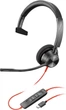 Słuchawki HP Poly Blackwire 3310 Monaural Microsoft Teams Certified USB-C Headset +USB-C/A Adapter (8X216AA) - obraz 1