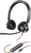 Навушники Plantronics Poly Blackwire 3320 Stereo Microsoft Teams Certified USB-C Headset + USB-C/A Adapter Black (0197498429106) - зображення 1