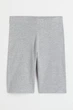 Велосипедки из хлопка H&M 711582012c63 XS серый (100014058) - изображение 1