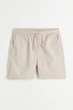 Шорти з бавовни H&M 1037593003c68 XS бежеві (100014162) - зображення 1