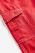 Джинсы карго H&M 1107358004c68 32 красные (100014010) - изображение 2