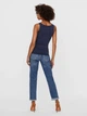 Майка из хлопка Vero moda 10185110c64 M темно-синяя (100013330) - изображение 2