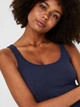 Майка из хлопка Vero moda 10185110c64 M темно-синяя (100013330) - изображение 4