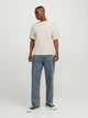 Футболка з бавовни оверсайз Jack & Jones 12254412c69 M молочна (100015032) - зображення 3