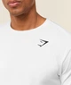 Спортивная футболка Gymshark a1a3jc68 M белая (100014336) - изображение 5