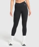 Спортивні легінси з бавовни Gymshark b6a7qc68 M чорні (100014272) - зображення 6
