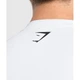Спортивная футболка Gymshark a1b9ec68 XL белая (100014345) - изображение 4