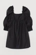 Сукня з органзи H&M 894481001c68 32 чорна (100014108) - зображення 4