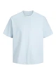 Футболка из хлопка оверсайз Jack & Jones 12254412c69 S голубая (100014872) - изображение 3