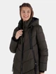 Куртка демисезонная длинная с капюшоном женская Colin's CL1065793-DKH S Dark Khaki (8683197777133) - изображение 3
