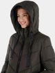 Куртка демисезонная длинная с капюшоном женская Colin's CL1065793-DKH S Dark Khaki (8683197777133) - изображение 4