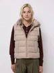Теплый жилет короткий женский Colin's CL1075668BEI XS Beige (8684112818306) - изображение 1