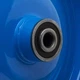 Колесо полиуретановое 4,0х8 + ось 12 мм Синий диск BLUETOOLS (20013) - изображение 3