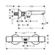 Hansgrohe Ecostat E Термостат для ванны, хром (13123000) - изображение 2