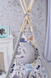 Палатка-Вигвам WIGWAMHOME Динозавры 110х110х180см светло-серая - изображение 10