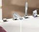 Grohe Eurocube Змішувач на борт ванни, хром (19897001) - зображення 2