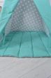 Палатка-Вігвам WIGWAMHOME Зірочки-пряники 110х110х180см м'ятна - зображення 5