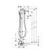 Hansgrohe Metris Смеситель для ванны, хром (31471000) - изображение 2
