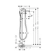Hansgrohe Metris Смеситель для ванны, хром (31471000) - изображение 4