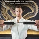 Нунчаку нунчаку тренировочные мягкие из неопрена соединенные веревкой GDragon Sport Черно-жёлтые 3_5_0_4 - изображение 2