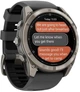 Smartwatch Garmin fenix 8 Pro 51mm AMOLED Sapphire Titanium with Graphite/Black Silicone Band (010-03199-11 GARMIN) - obraz 4