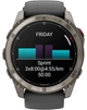 Smartwatch Garmin fenix 8 Pro 51mm AMOLED Sapphire Titanium with Graphite/Black Silicone Band (010-03199-11 GARMIN) - obraz 10
