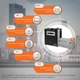 Комплект резервного питания LP (LogicPower) ИБП + мультигелевая батарея (UPS W1500 + АКБ MG 4140W) - изображение 4