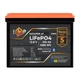 Аккумулятор LP LiFePO4 12,8V - 100 Ah (1280Wh) (BMS 100A/50А) пластик Smart BT - изображение 1