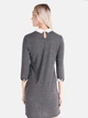 Платье короткое осеннее женское Colin's CL1065289ANM L Anthracite Melange (8683197791597) - изображение 2