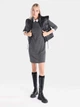 Платье короткое осеннее женское Colin's CL1065289ANM S Anthracite Melange (8683197791610) - изображение 3