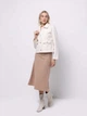 Юбка миди осенняя женская Colin's CL1075721BME L Beige Melange (8684112825755) - изображение 4