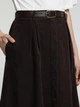 Юбка миди осенняя женская Colin's CL1075580DBR XS Dark Brown (8684112819723) - изображение 5
