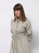 Платье-рубашка миди осеннее женское Colin's CL1075558SAG XS Sage (8684112814698) - изображение 3