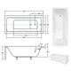 Optima Ванна Besco 170x70 - изображение 3