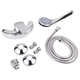 Змішувач для душу Mars 010 (з душовим гарнітуром) (k40) (81 010 00) Chrome Lidz - изображение 4