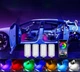 Подсветка салона авто RGB 4 шт USB Bluetooth с управлением через приложение - изображение 1